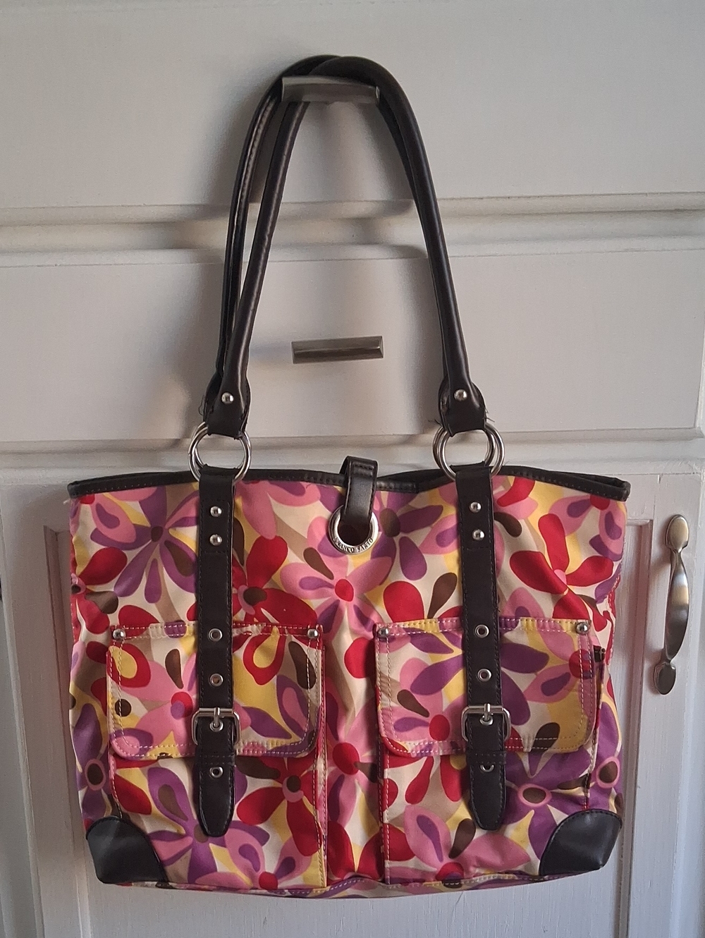 Franco Sarto Floral Multicolor Tote Bag